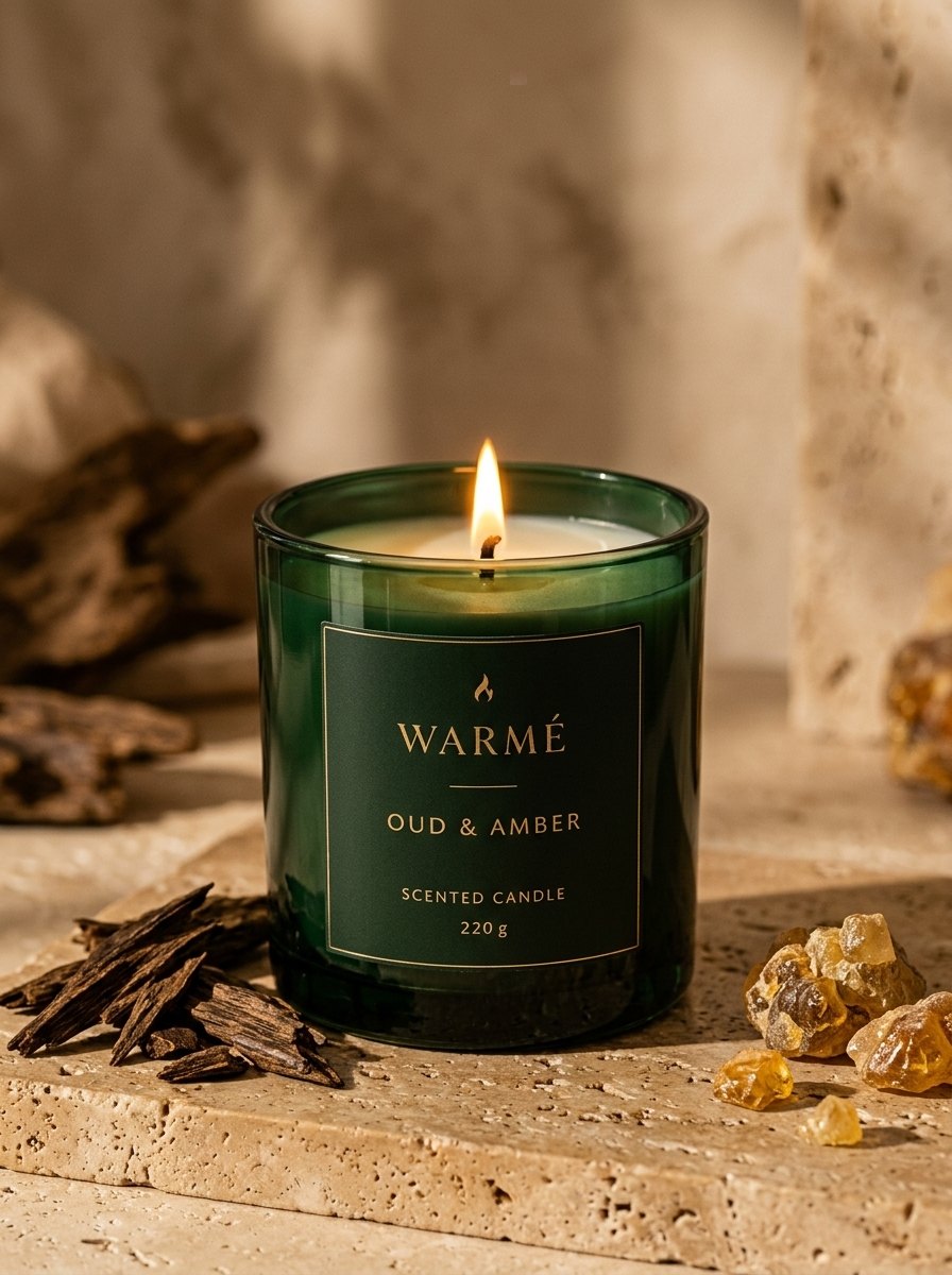 WARMÉ Oud and Amber candle